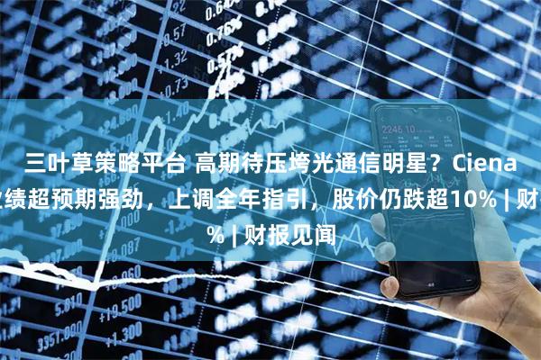 三叶草策略平台 高期待压垮光通信明星？Ciena上季业绩超预期强劲，上调全年指引，股价仍跌超10% | 财报见闻